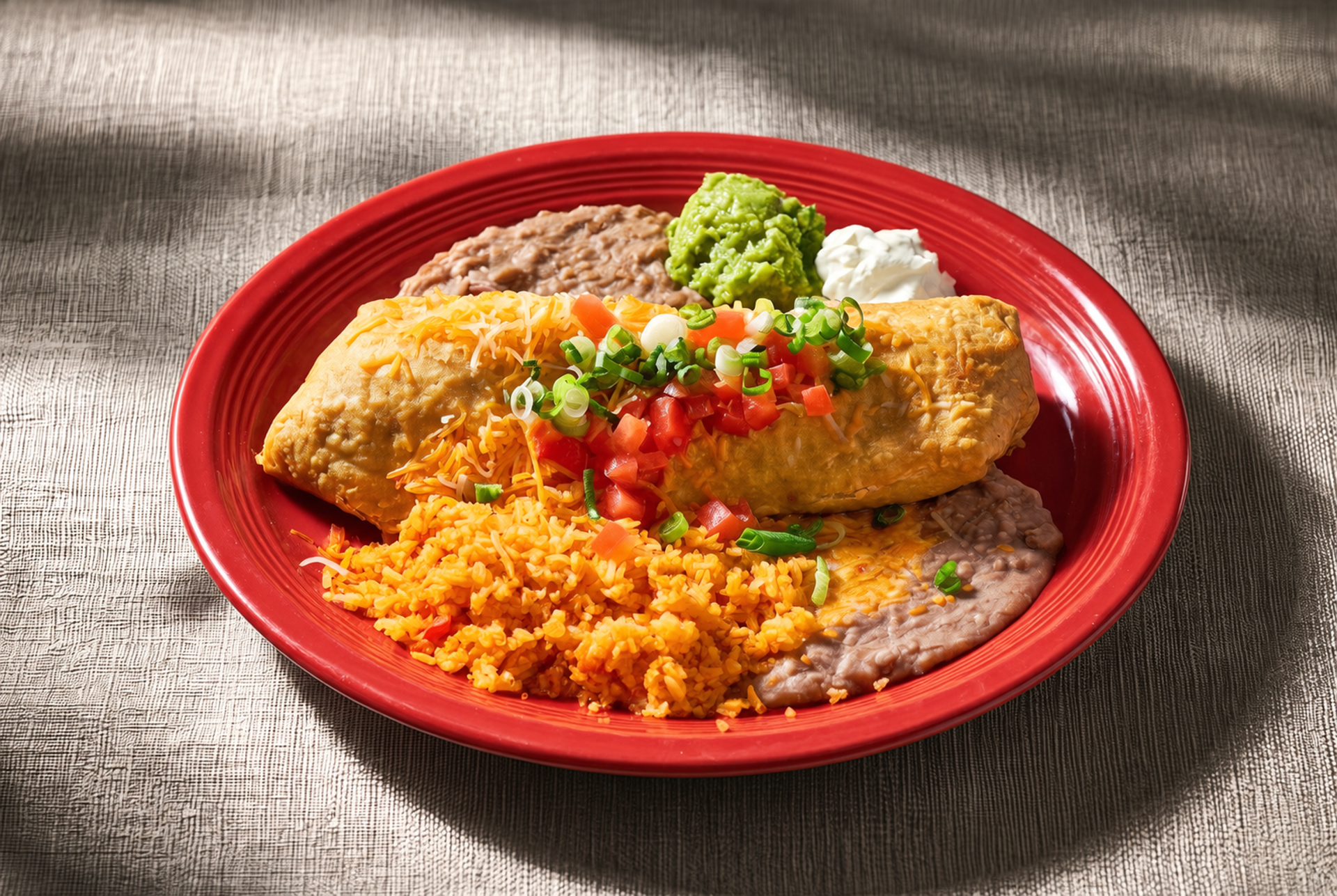 Chimichangas and chips