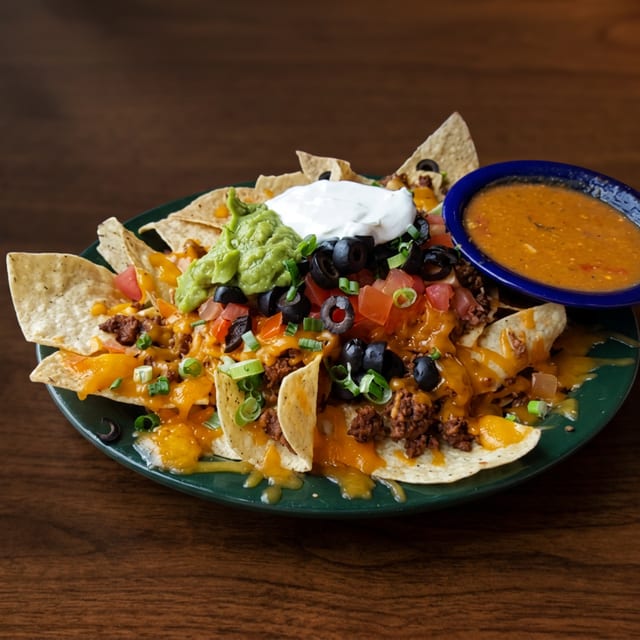 Half Macho Nachos.