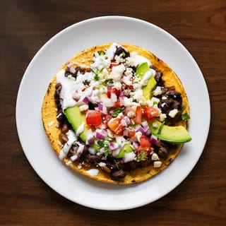 Bean Tostada - Lunch Sp