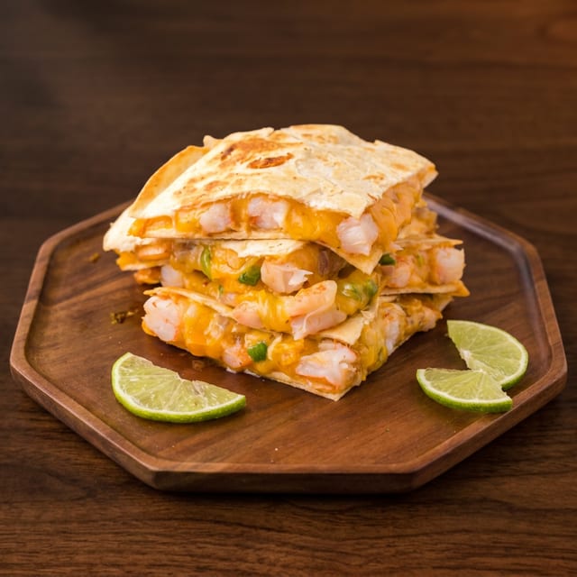 Shrimp Quesadilla.