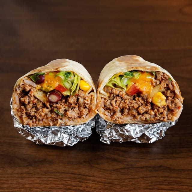 Ground Beef Burrito - Lunch Sp.