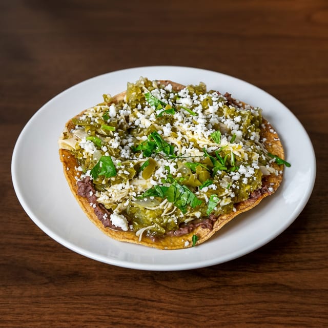Green Chili Tostada - Lunch Sp.