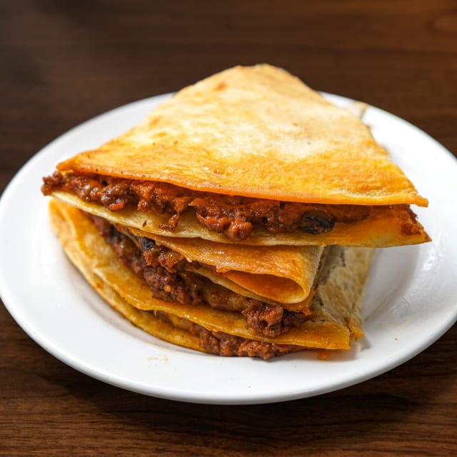 Red Chili Quesadilla.