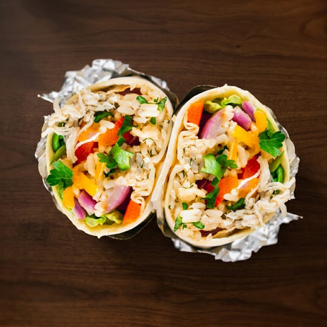 Shredded Chicken Burrito - Lunch Sp.